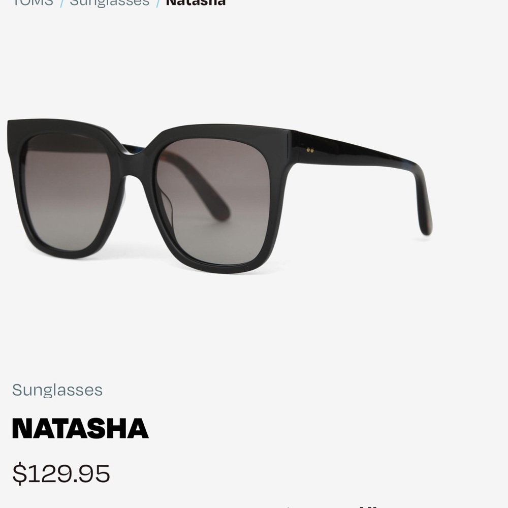 - Toms sunglasses